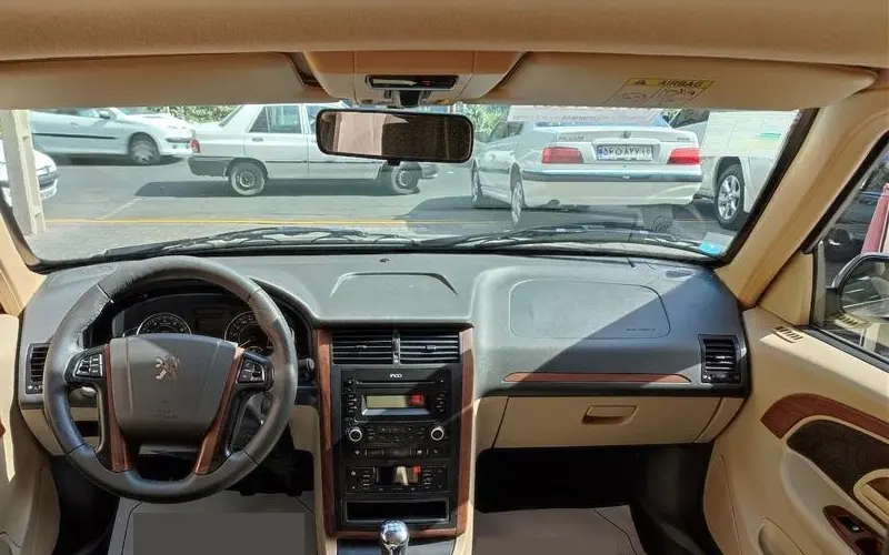 نمای داخلی پژو پارس