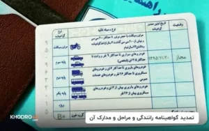تمدید گواهینامه رانندگی؛ مراحل و مدارک آن در سال ۱۴۰۴