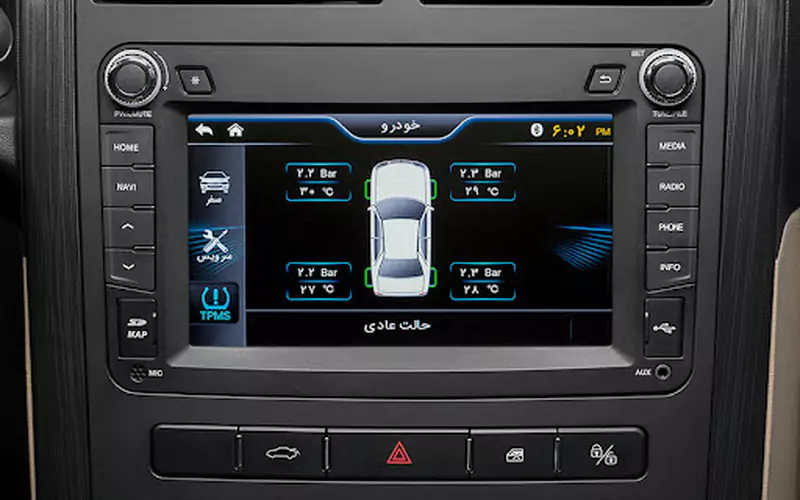 سیستم tpms پژو پارس