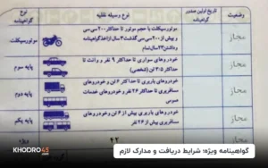 گواهینامه ویژه؛ شرایط دریافت و مدارک لازم