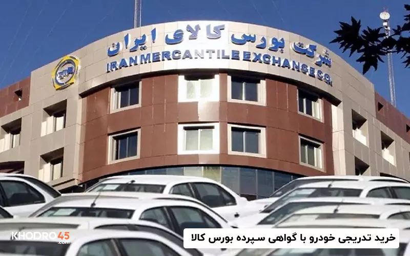 خرید تدریجی خودرو با گواهی سپرده بورس کالا + جزییات