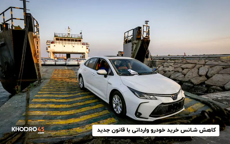 کاهش شانس خرید خودرو وارداتی با قانون جدید
