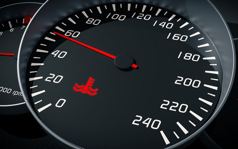 هشدار کمبود آب موتور