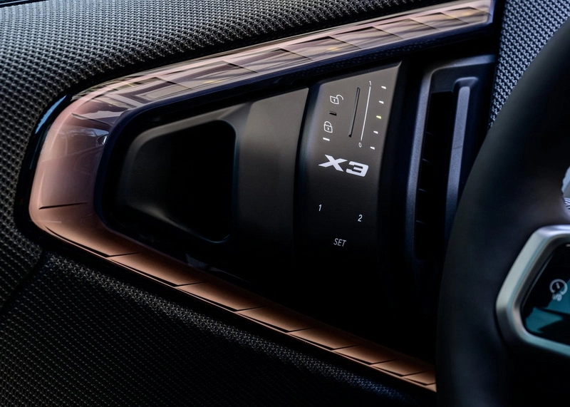 طراحی داخلی BMW X3 مدل ۲۰۲۵
