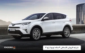 شرایط فروش اقساطی ۴ساله تویوتا راو ۴ 2025