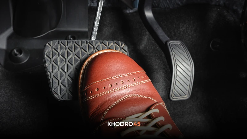 hard brake cover سفت شدن پدال گاز