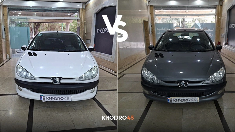 مقایسه پژو ۲۰۶ تیپ ۵ با تیپ ۶ (فنی و آپشن)