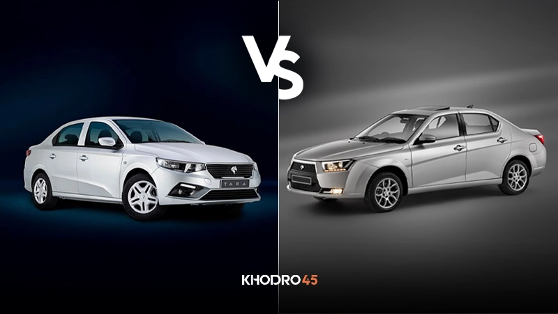 مقایسه تارا V1P دستی با دنا پلاس ۶ سرعته دستی EF7P