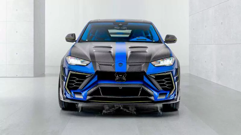 نمای جلو لامبورگینی اوروس منصوری