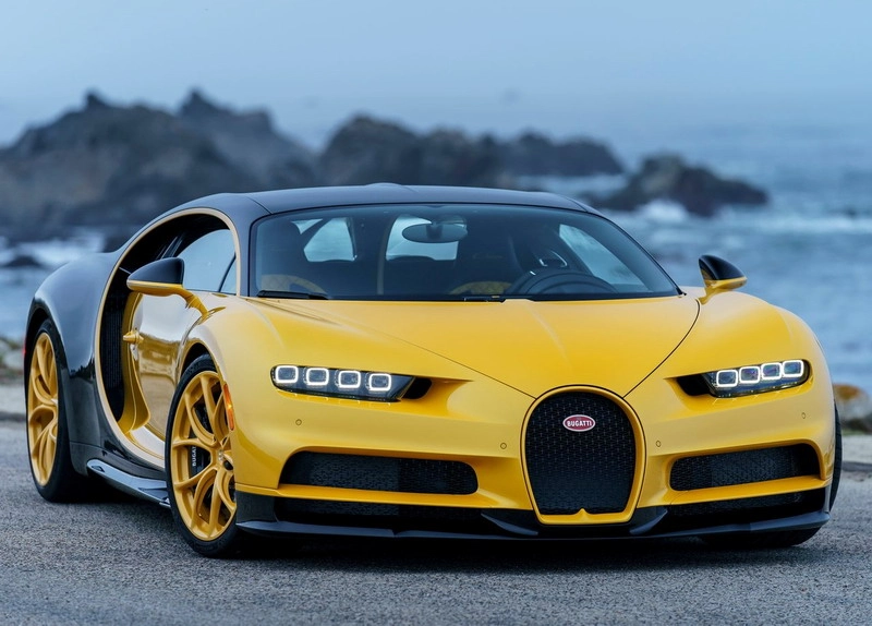 طراحی ظاهری بوگاتی شیرون