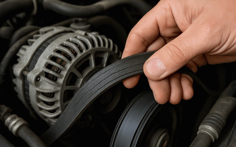 بعد از خرید خودرو کارکرده، تسمه های موتور آن را بررسی کنیم