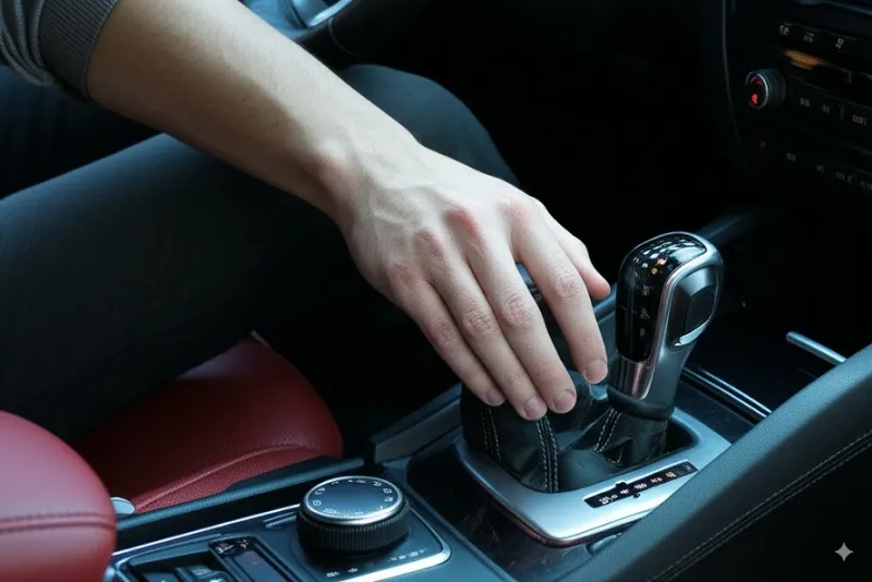 توقف خودرو دنده دستی در مه