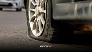 با لاستیک پنچر تا چه فاصله‌ای می‌توان رانندگی کرد؟ + خطرات جدی