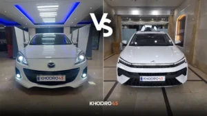 مقایسه کی‌ام‌سی J7 با مزدا ۳ نیو؛ چینی جدید یا ژاپنی قدیمی؟