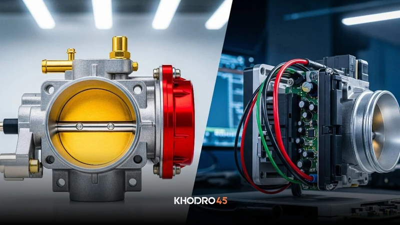 مقایسه دریچه گاز برقی و سیمی خودرو؛ مزایا و معایب