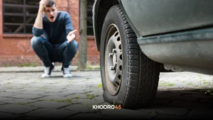بعد از پنچر شدن لاستیک خودرو چه کار کنیم؟
