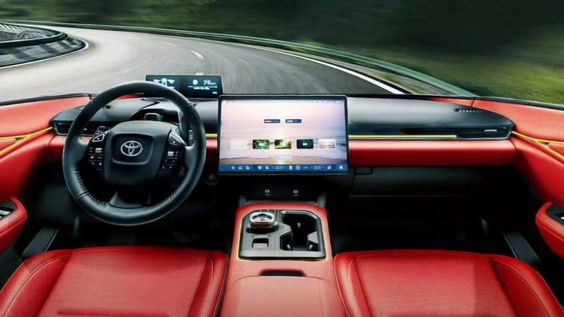 طراحی داخلی تویوتا BZ5 طراحی داخلی تویوتا BZ5