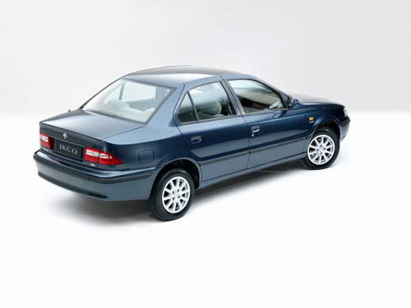 نمای عقب سمند LX