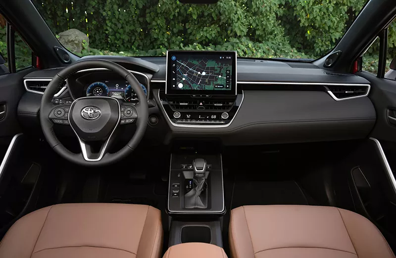 طراحی داخلی تویوتا کرولا کراس ۲۰۲۶