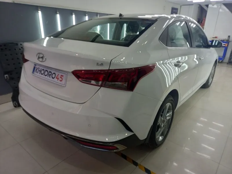 نمای عقب هیوندای اکسنت ۲۰۲۳ نمای عقب هیوندای اکسنت ۲۰۲۳