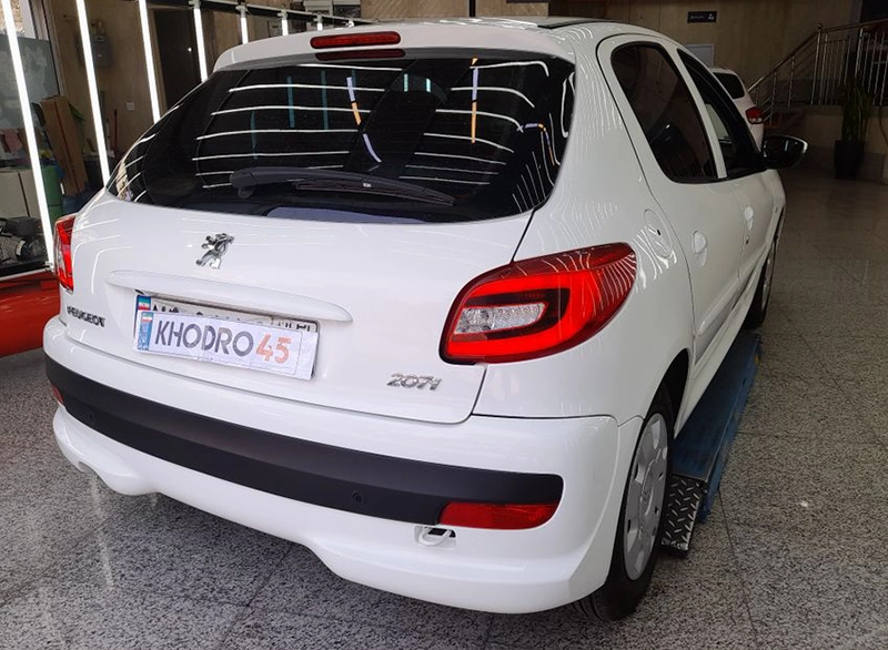 نمای عقب ۲۰۷ TU3