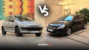 مقایسه دانگ فنگ H30 کراس با پژو 206 تیپ 6