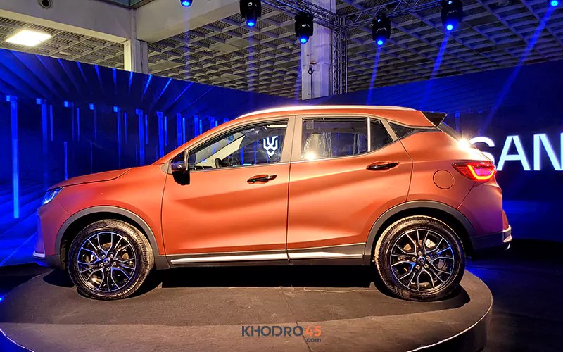 نمای جانبی تیسان S05 نمای جانبی تیسان S05