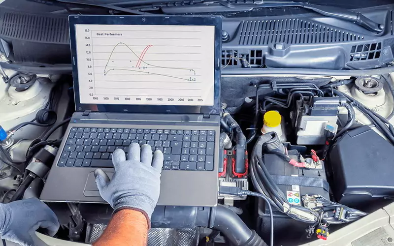 با دیاگ می توان سلامت سنسور موقعیت دریچه گاز را بررسی کرد با دیاگ می توان سلامت سنسور موقعیت دریچه گاز را بررسی کرد