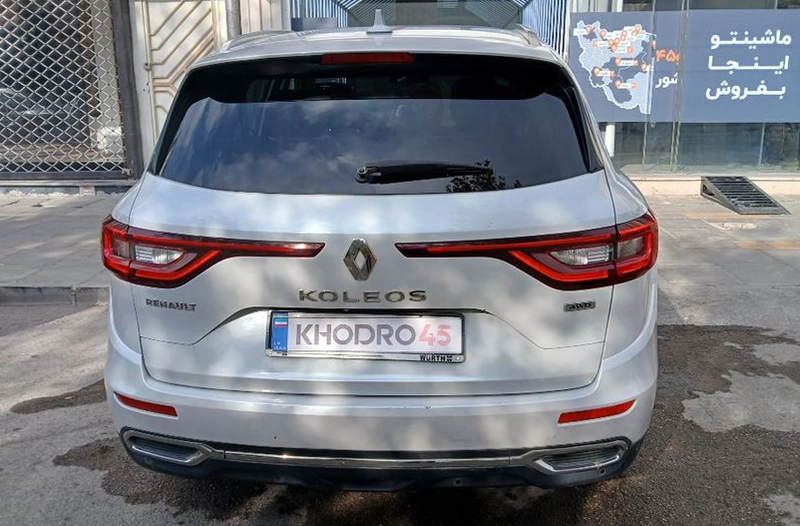 نمای عقب رنو کولیوس 2018