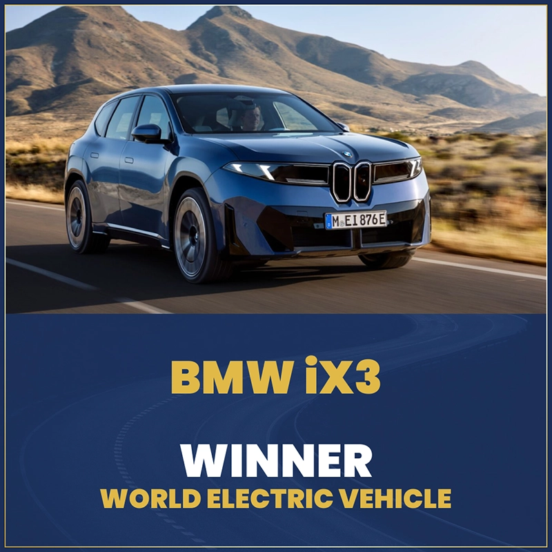 برترین خودروی سال جهان و برترین خودروی برقی جهان: BMW iX3 برترین خودروی سال جهان و برترین خودروی برقی جهان: BMW iX3