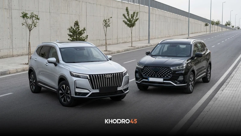 مقایسه ام وی ام X77 با تیگو ۷ پرو