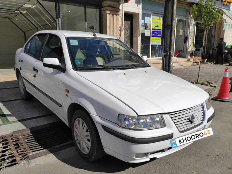 نمای جلوی سمند LX EF7 نمای جلوی سمند LX EF7