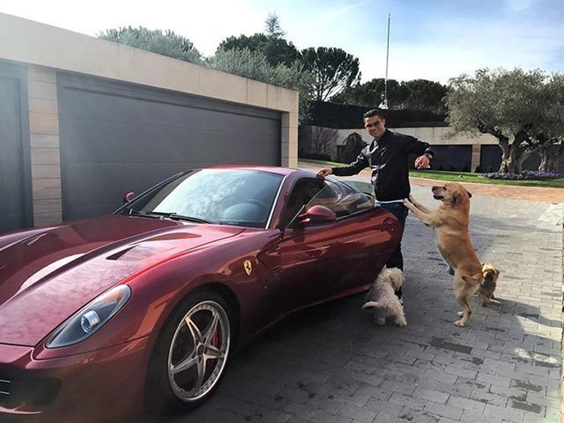 عکس فراری 599 GTO رونالدو عکس فراری 599 GTO رونالدو