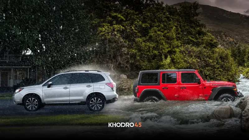 تفاوت سیستم 4WD و AWD