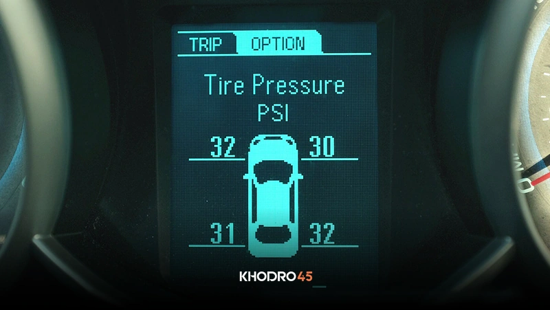 سیستم کنترل فشار باد تایر (TPMS) و نحوه عملکرد آن