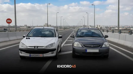 مقایسه کیا ریو مونتاژی با پژو 206 تیپ 5؛ به یاد دوران گذشته